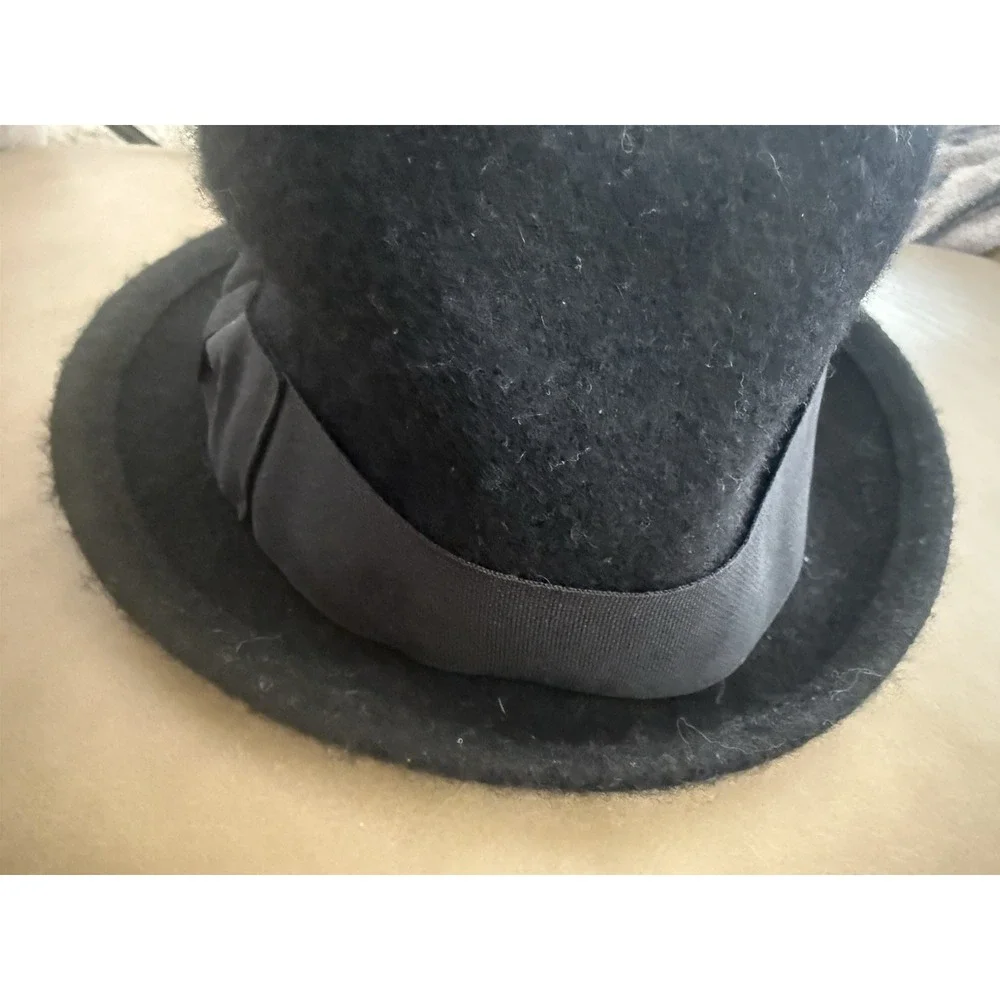 CLASSY Brixton Short Rim Felt‎ Wool Crushable Bowler Fedora Black One Size